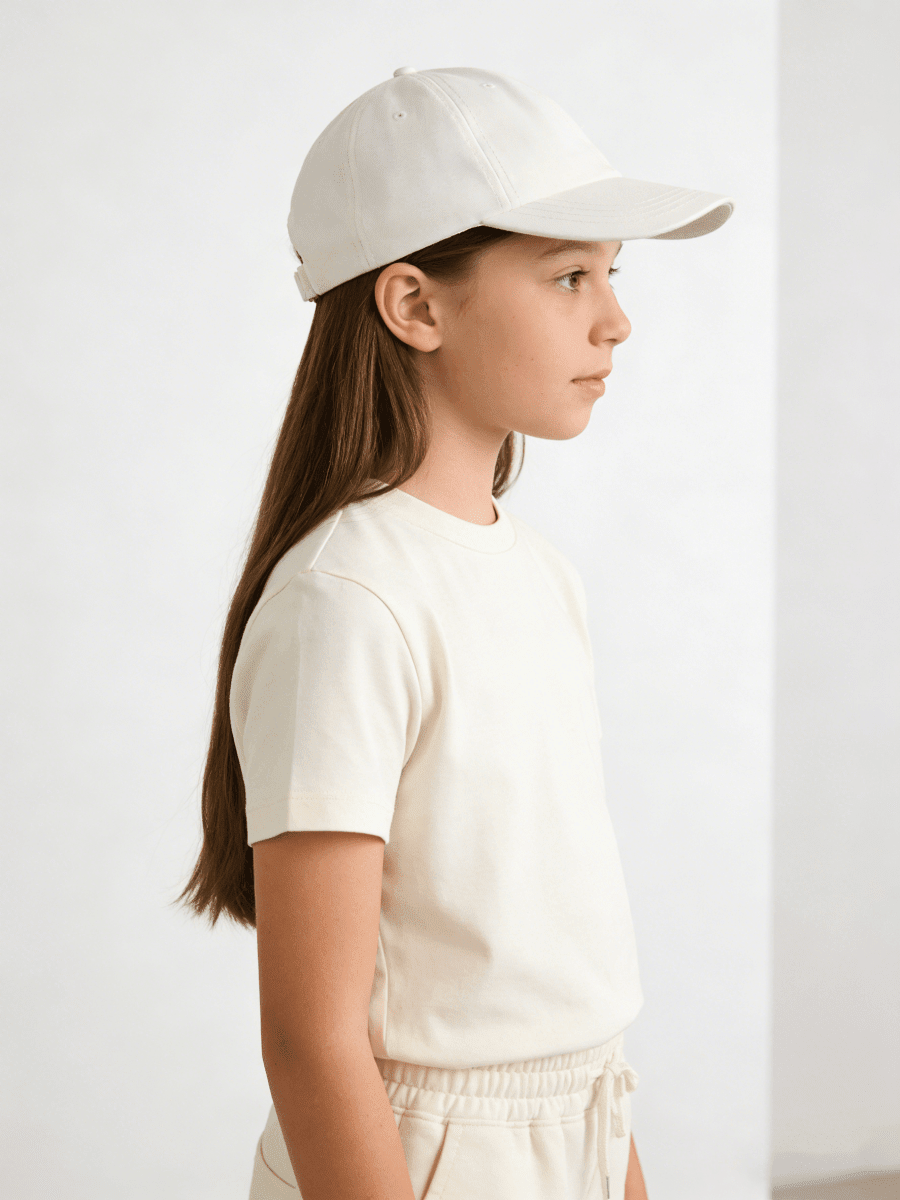UPF 50+ Kids Cotton Baseball Cap-2