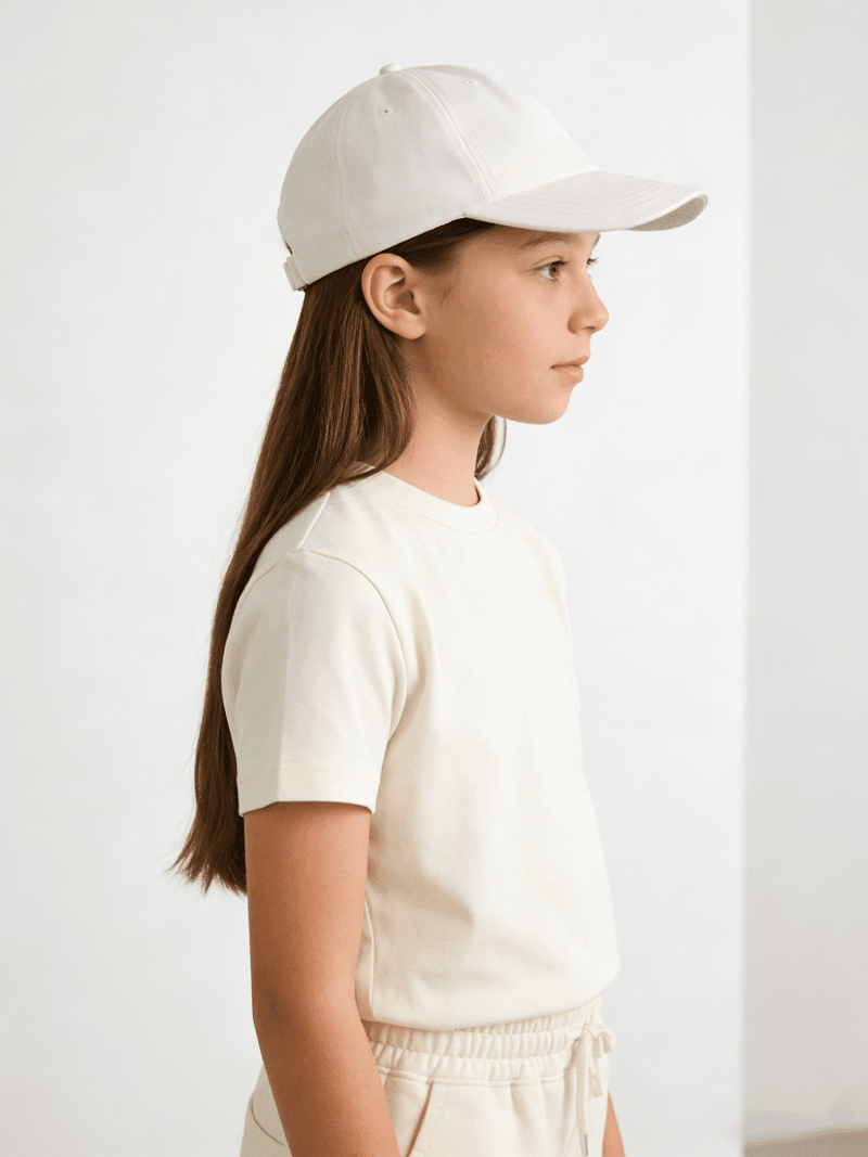 UPF 50+ Kids Cotton Baseball Cap-zoom-