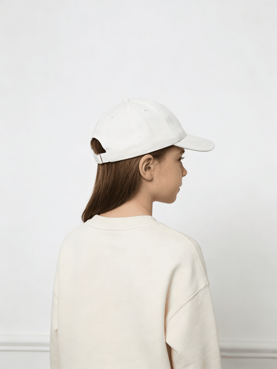UPF 50+ Kids Cotton Baseball Cap-3