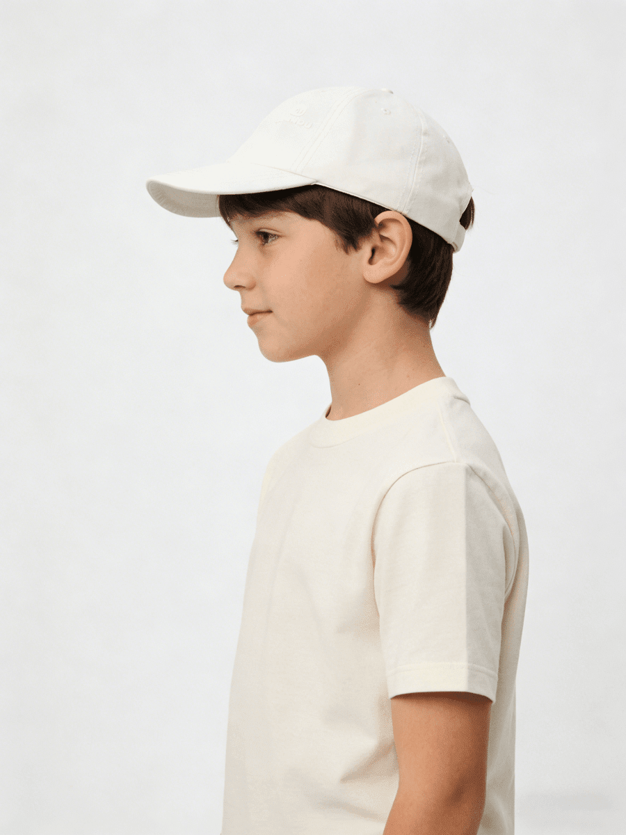 UPF 50+ Kids Cotton Baseball Cap-zoom-5