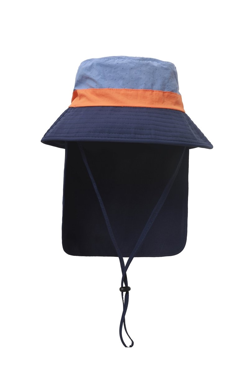 UPF 50+ Kids Neck Flap Bucket Hat-5