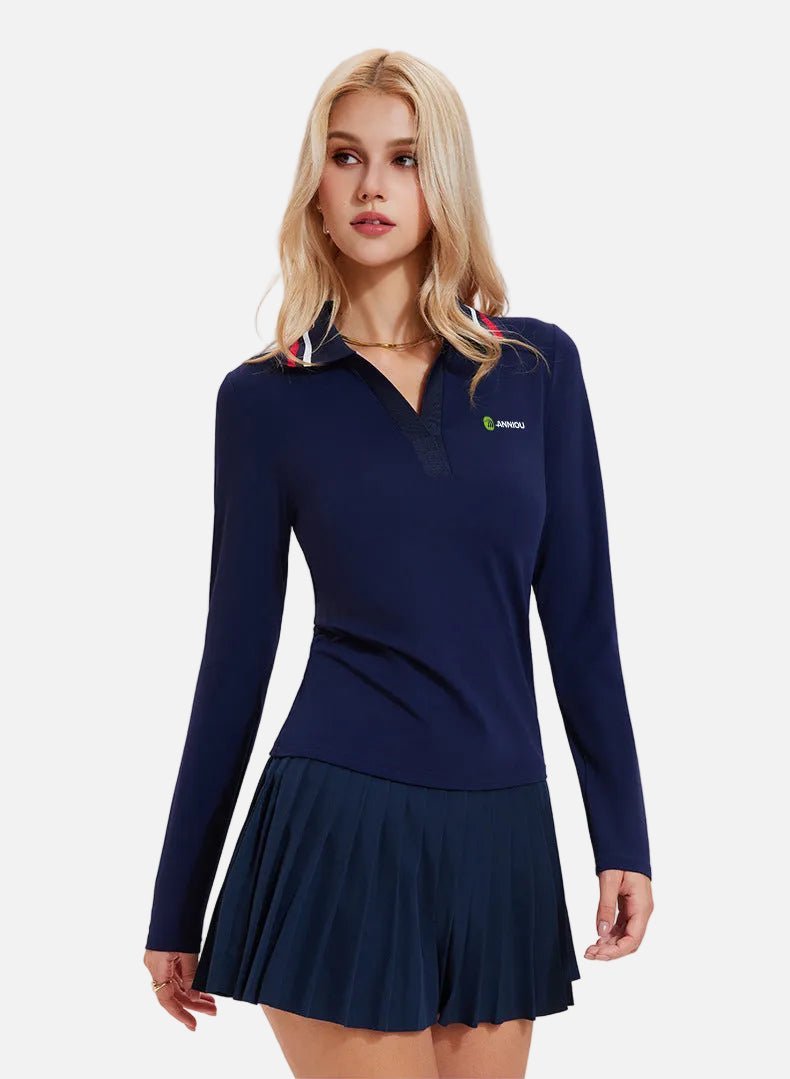 UPF 50+ Long-Sleeve Pickleball Polo-15
