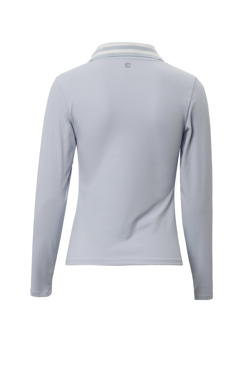 UPF 50+ Long-Sleeve Pickleball Polo-zoom-
