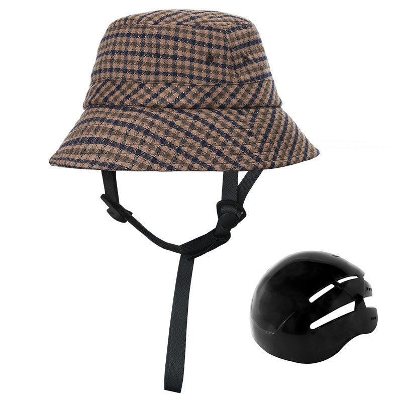 UPF 50+ Plaid Bucket Hat-26
