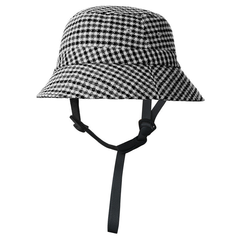 UPF 50+ Plaid Bucket Hat-zoom-