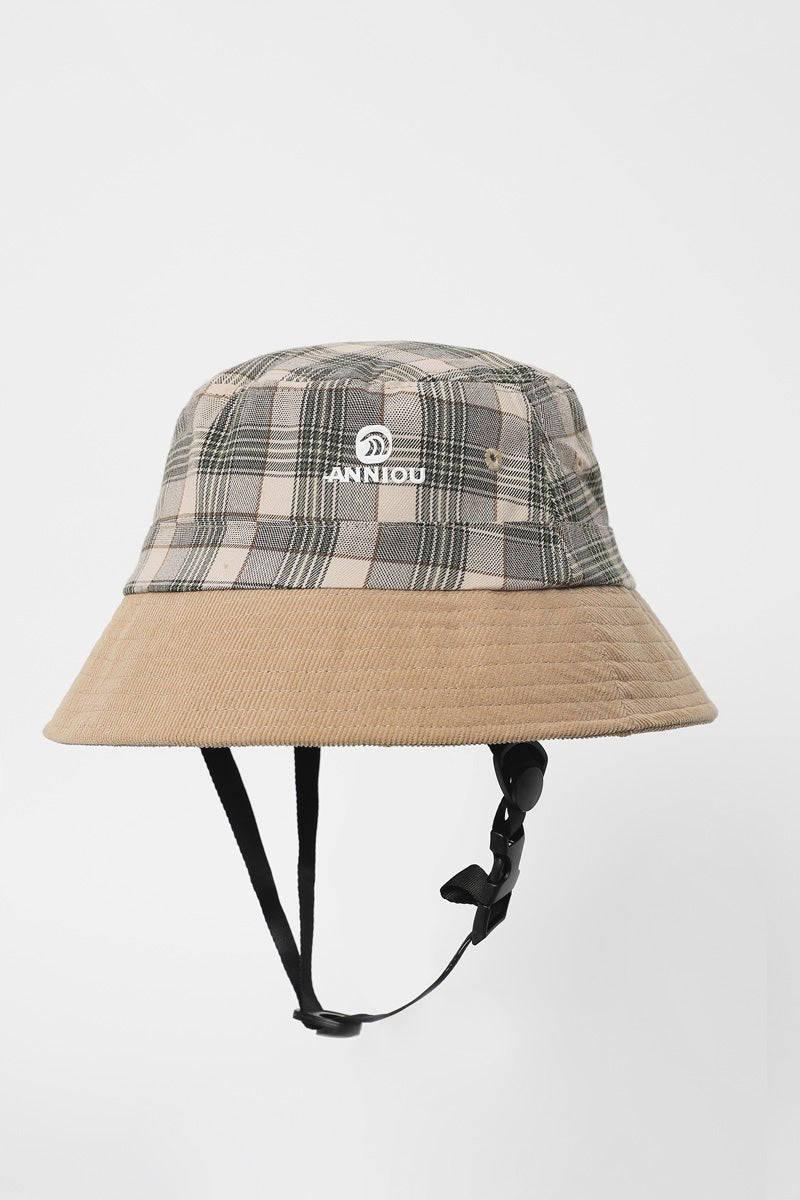 UPF 50+ Plaid Bucket Hat-zoom-