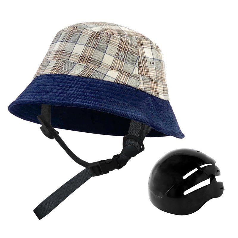UPF 50+ Plaid Bucket Hat-zoom-22