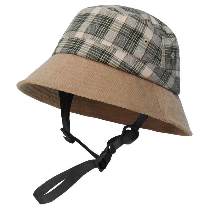 UPF 50+ Plaid Bucket Hat-zoom-13