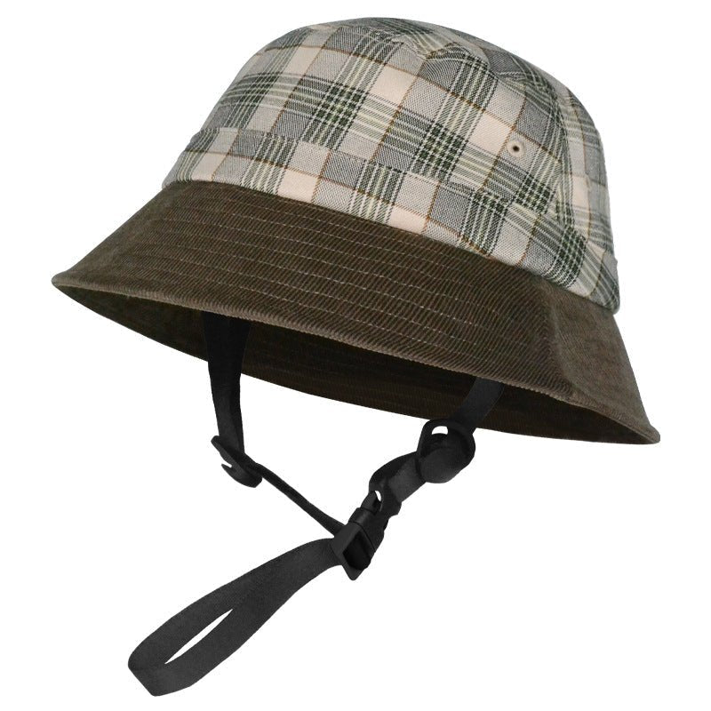UPF 50+ Plaid Bucket Hat-zoom-
