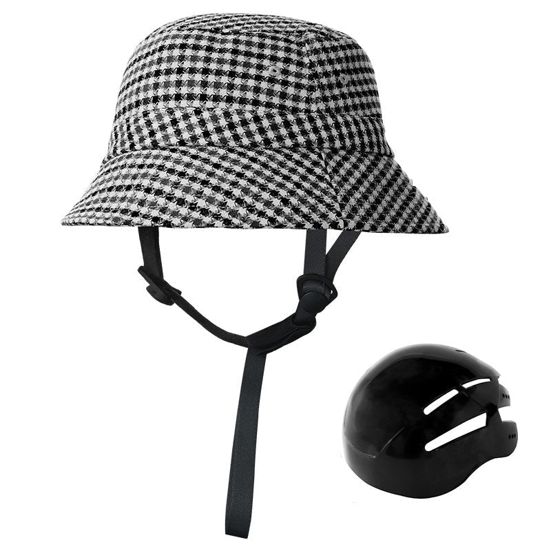 UPF 50+ Plaid Bucket Hat-23