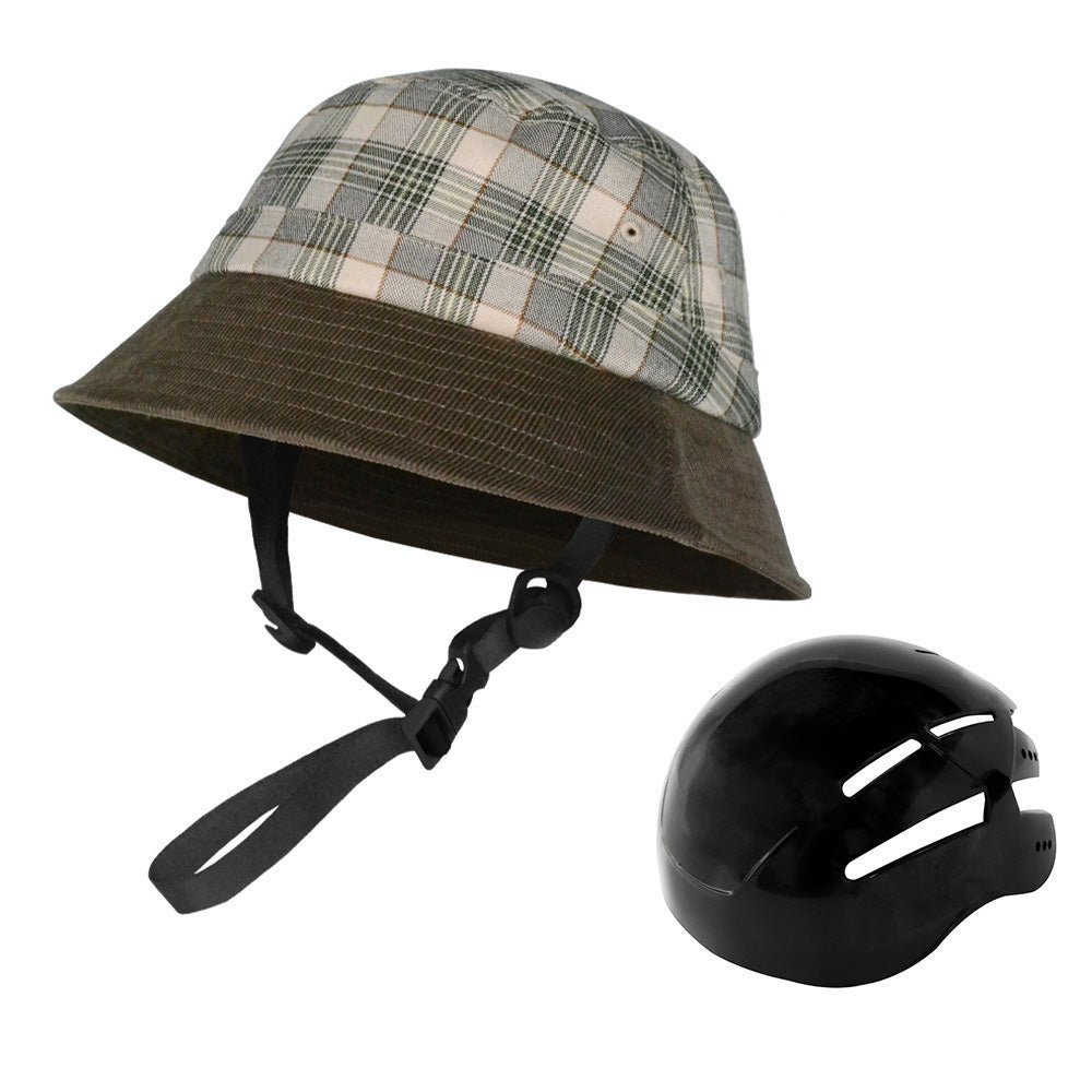 UPF 50+ Plaid Bucket Hat-29