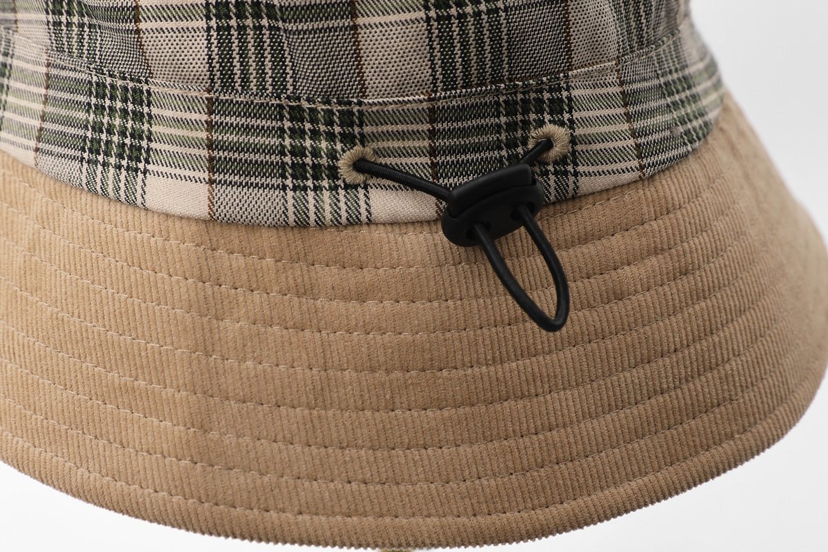 UPF 50+ Plaid Bucket Hat-10
