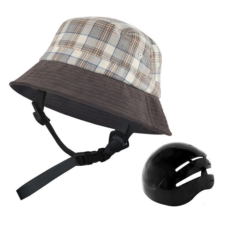 UPF 50+ Plaid Bucket Hat-zoom-30