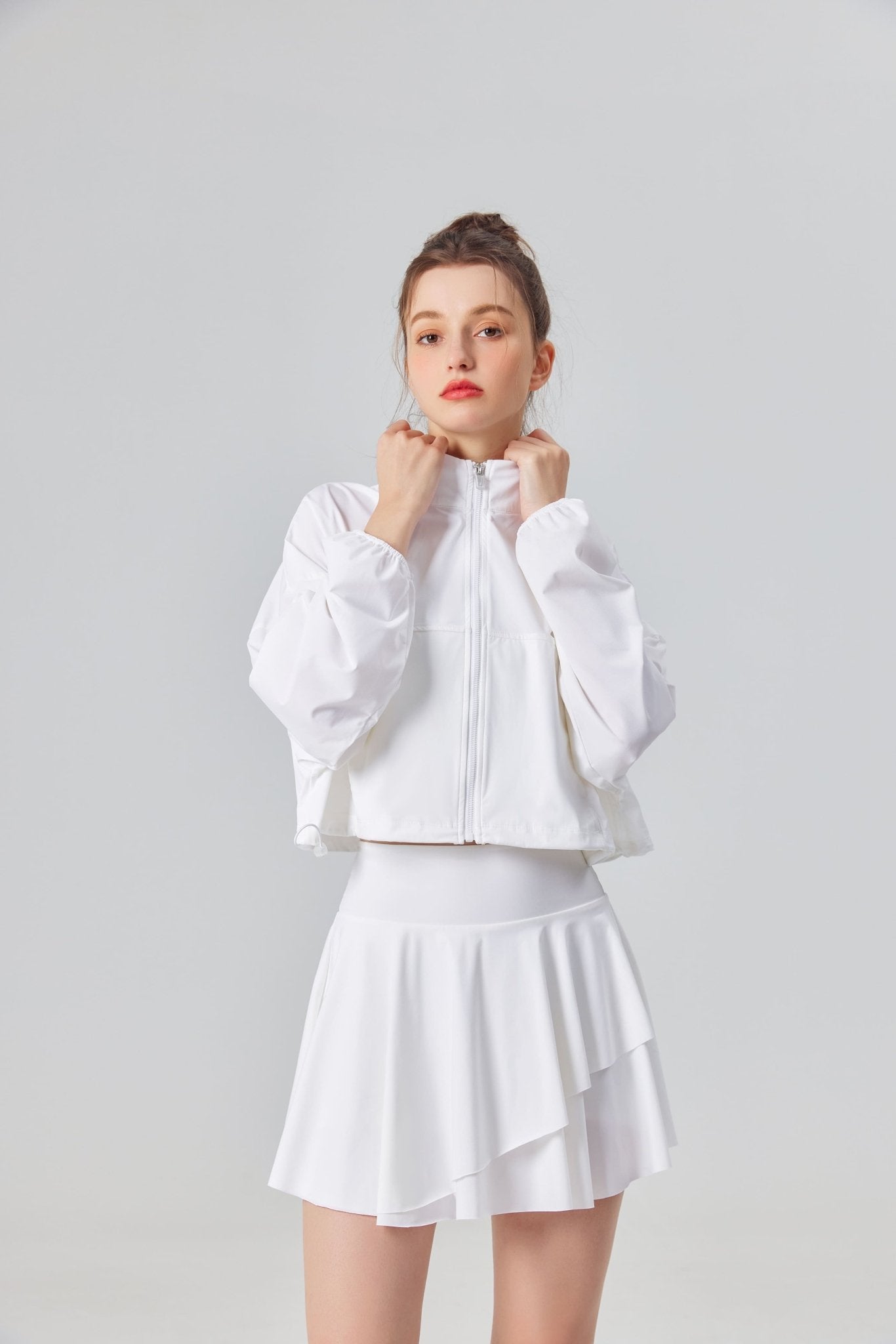 UPF 50+ Pleated Skirt & Crop Top Set-zoom-12