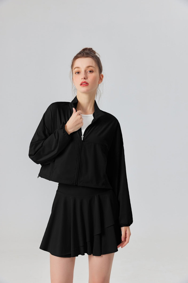 UPF 50+ Pleated Skirt & Crop Top Set-zoom-