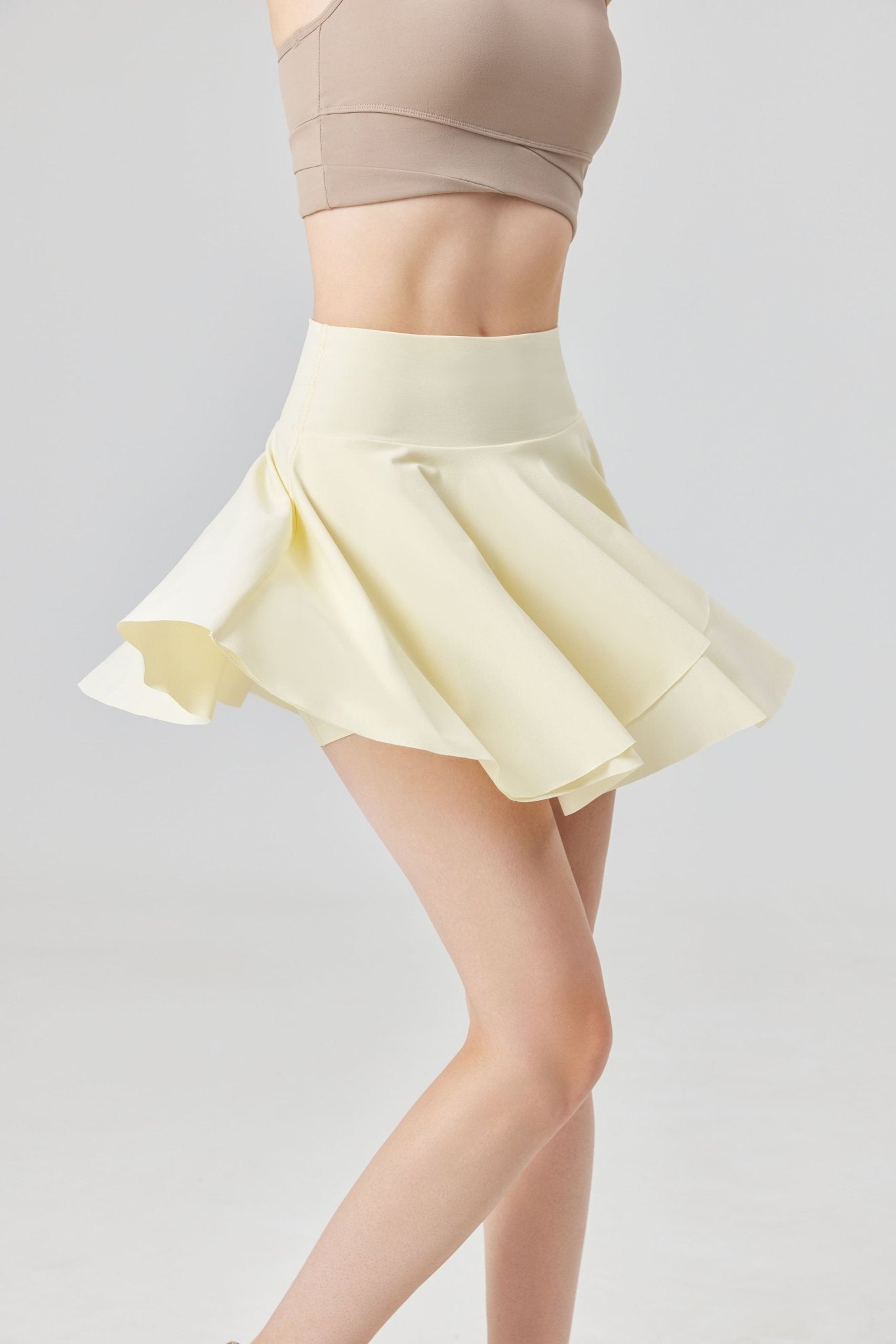 UPF 50+ Pleated Skirt & Crop Top Set-14