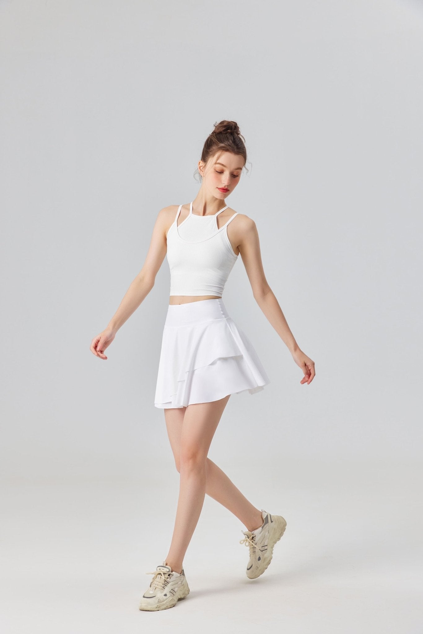 UPF 50+ Pleated Skirt & Crop Top Set-zoom-13
