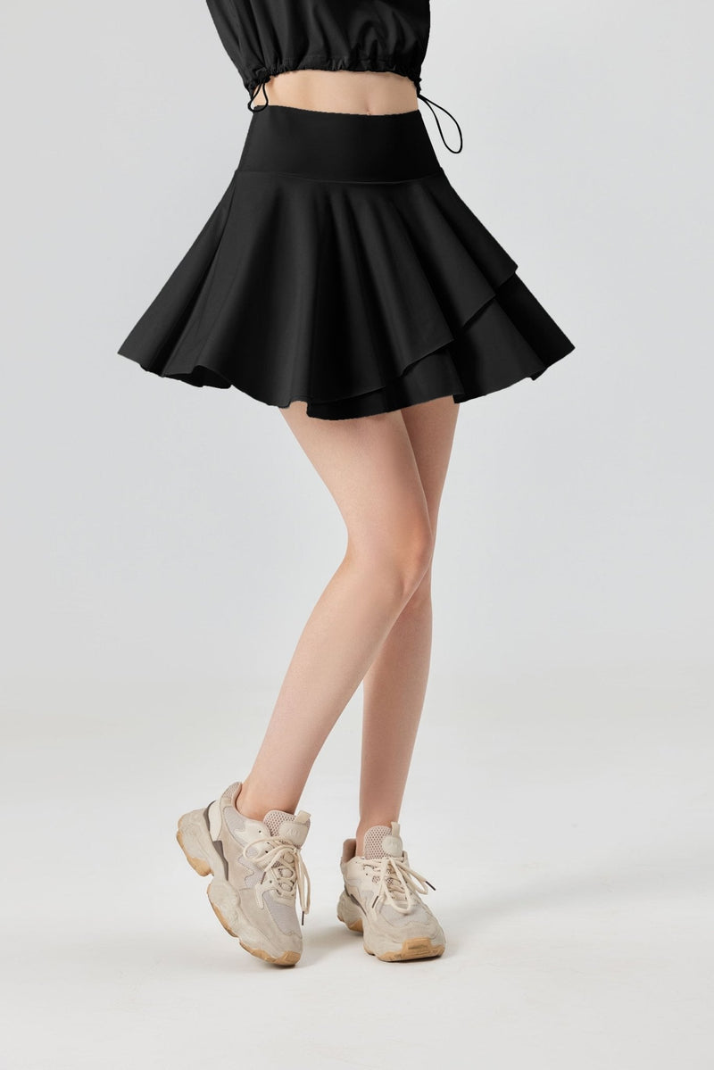 UPF 50+ Pleated Skirt & Crop Top Set-zoom-