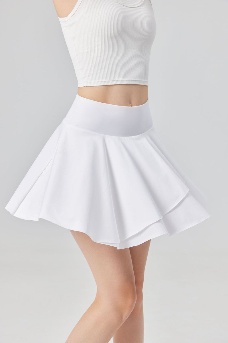 UPF 50+ Pleated Skirt & Crop Top Set-zoom-