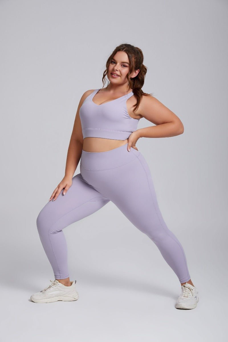 UPF 50+ Plus Size Yoga Pants-zoom-