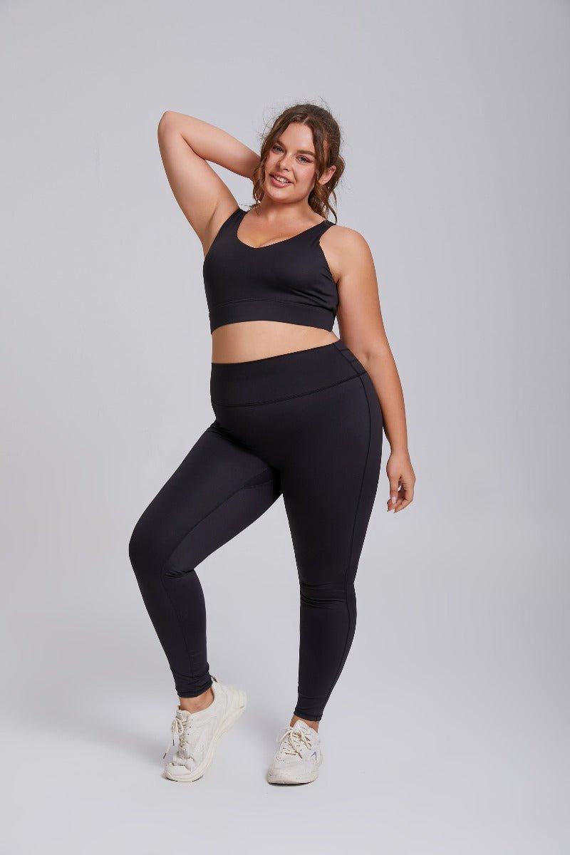 UPF 50+ Plus Size Yoga Pants-zoom-