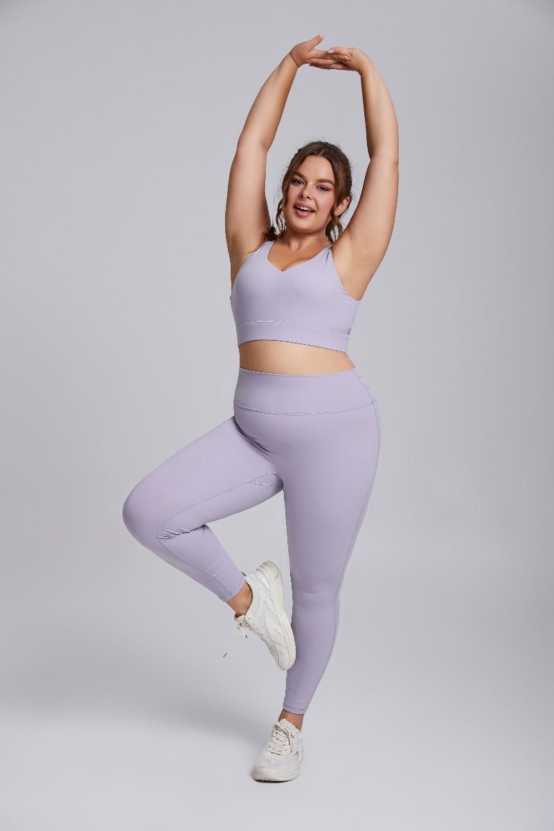 UPF 50+ Plus Size Yoga Pants-zoom-