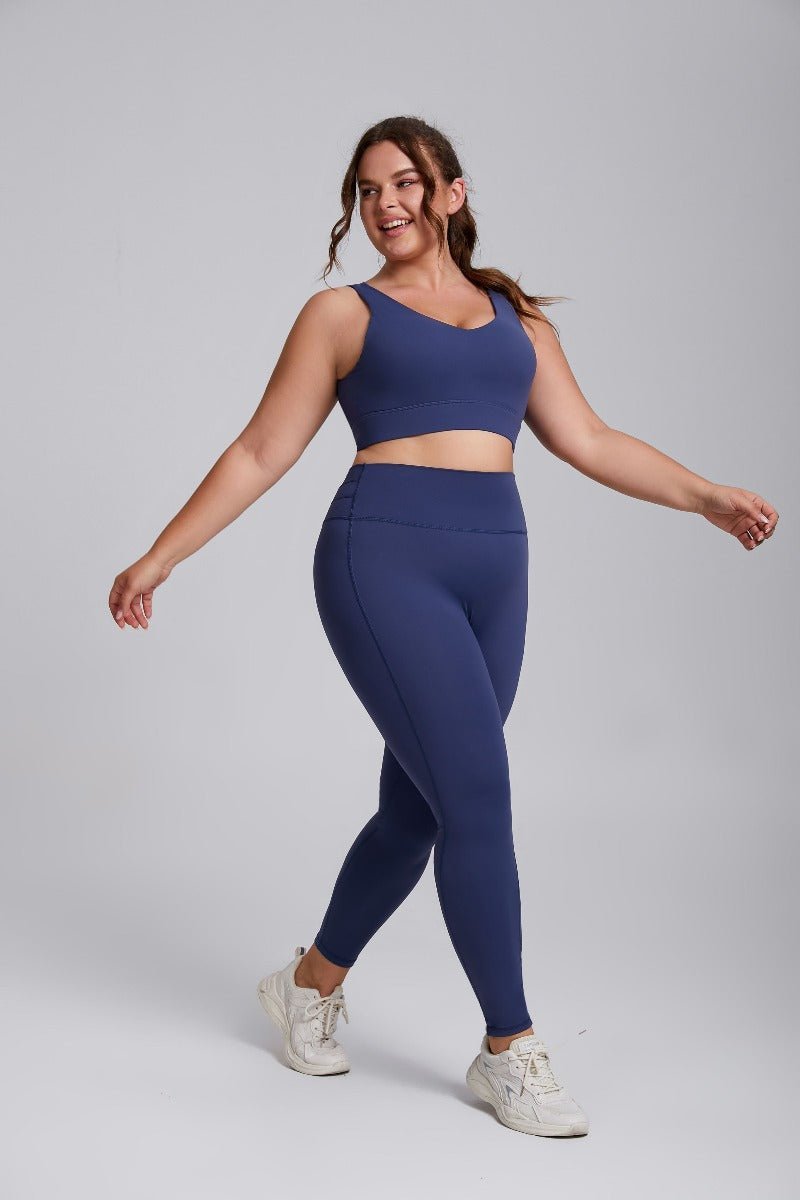 UPF 50+ Plus Size Yoga Pants-zoom-