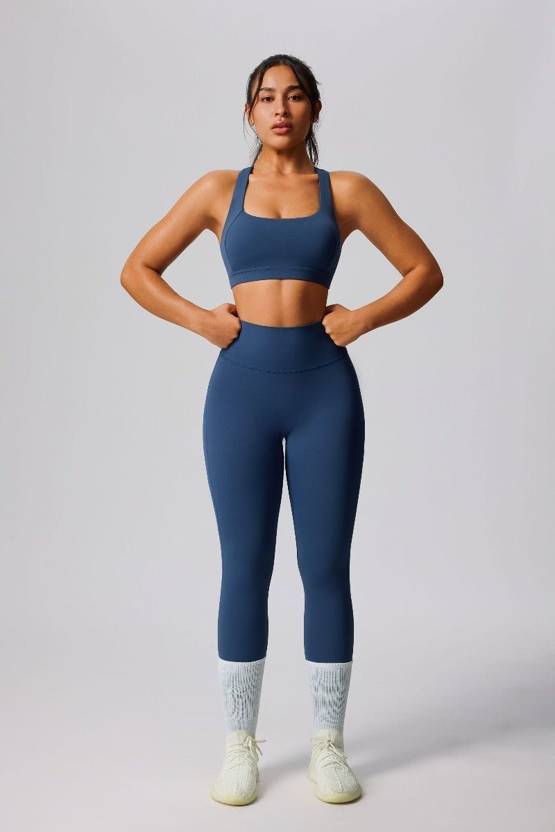 UPF 50+ Shockproof Yoga Sports Bra-4
