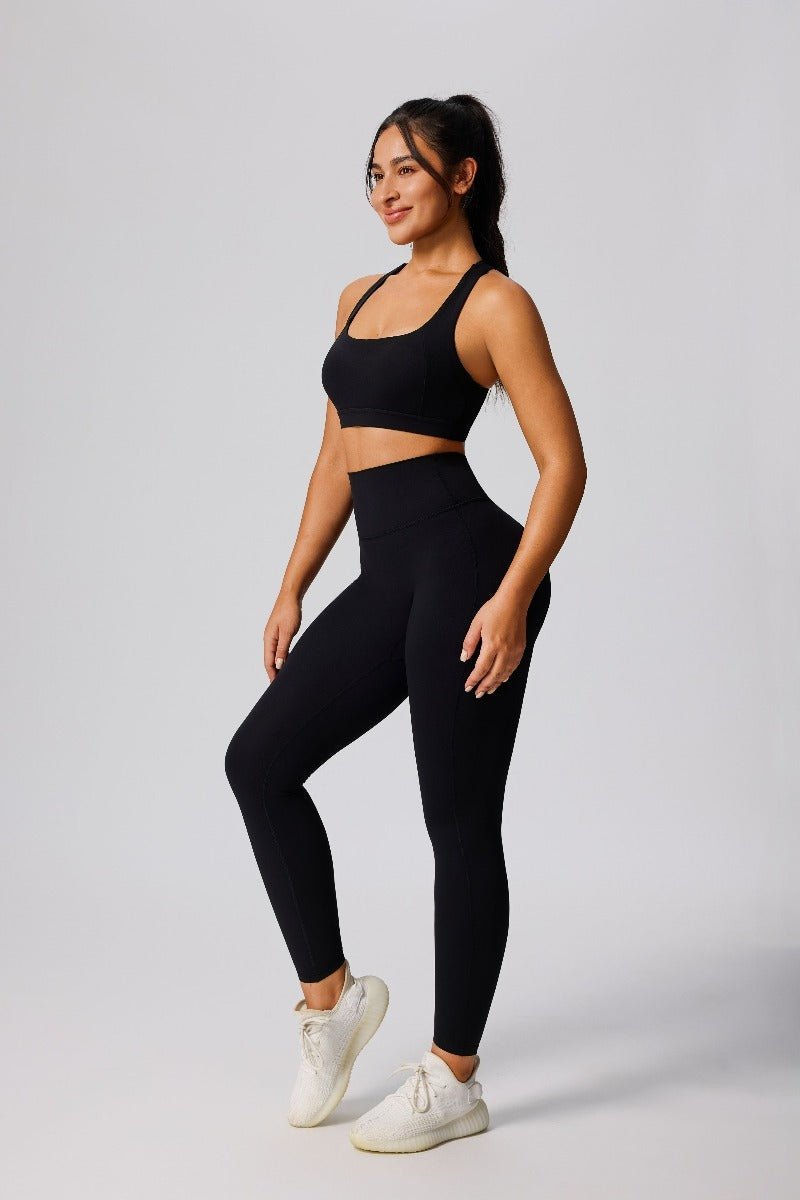 UPF 50+ Shockproof Yoga Sports Bra-zoom-