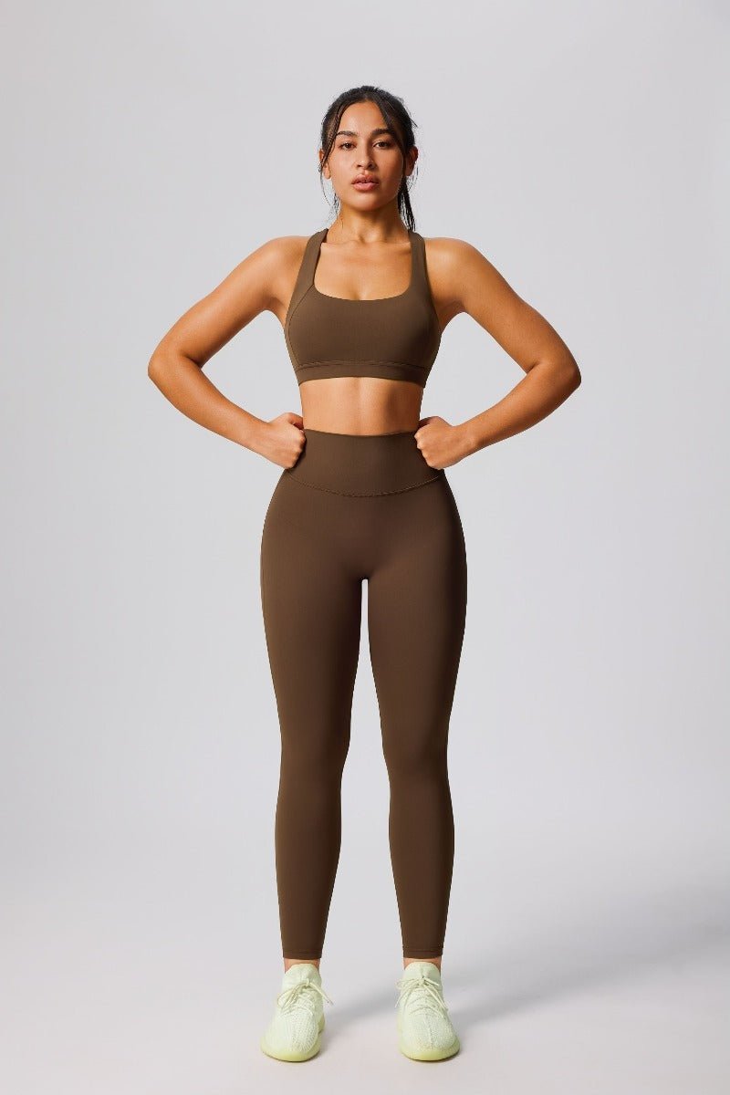 UPF 50+ Shockproof Yoga Sports Bra-15