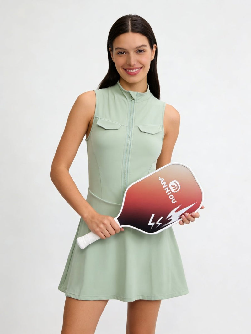 UPF 50+ Sleeveless Utility Pickleball Dress-zoom-