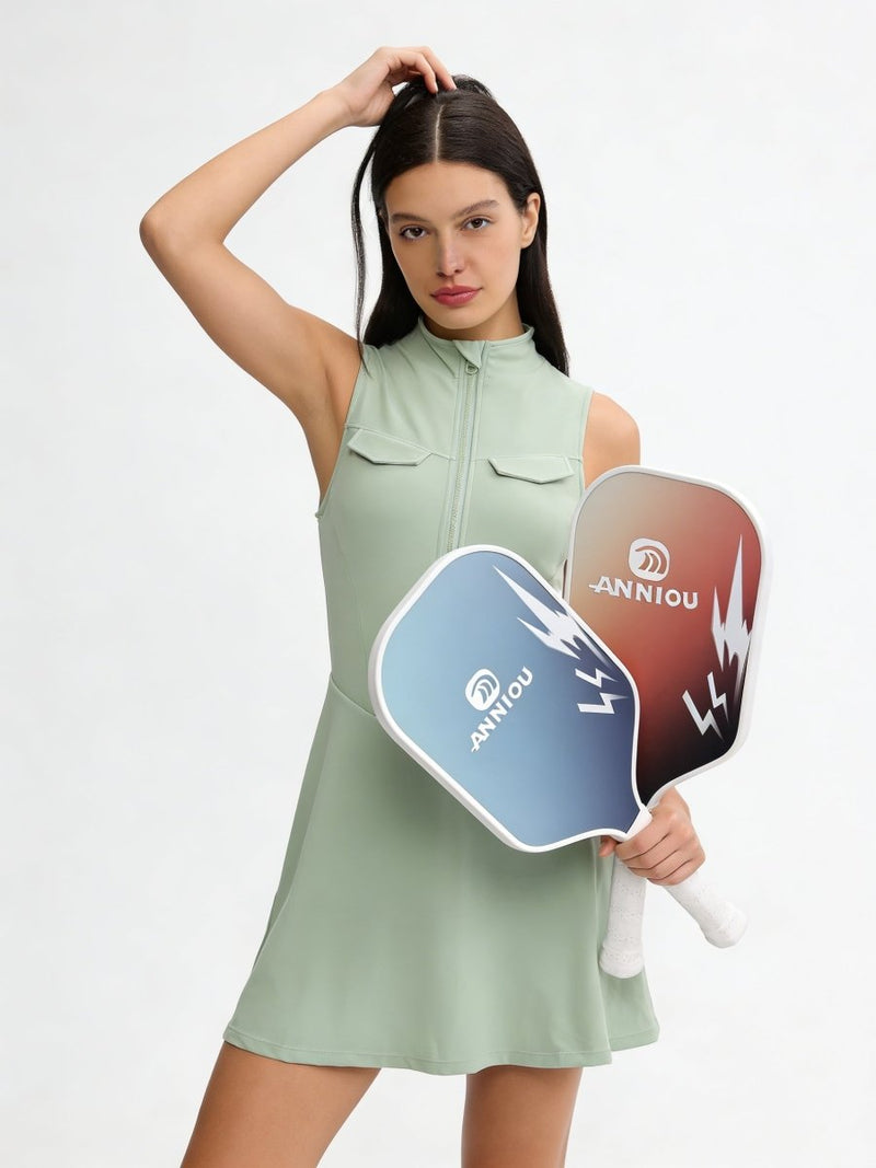 UPF 50+ Sleeveless Utility Pickleball Dress-zoom-