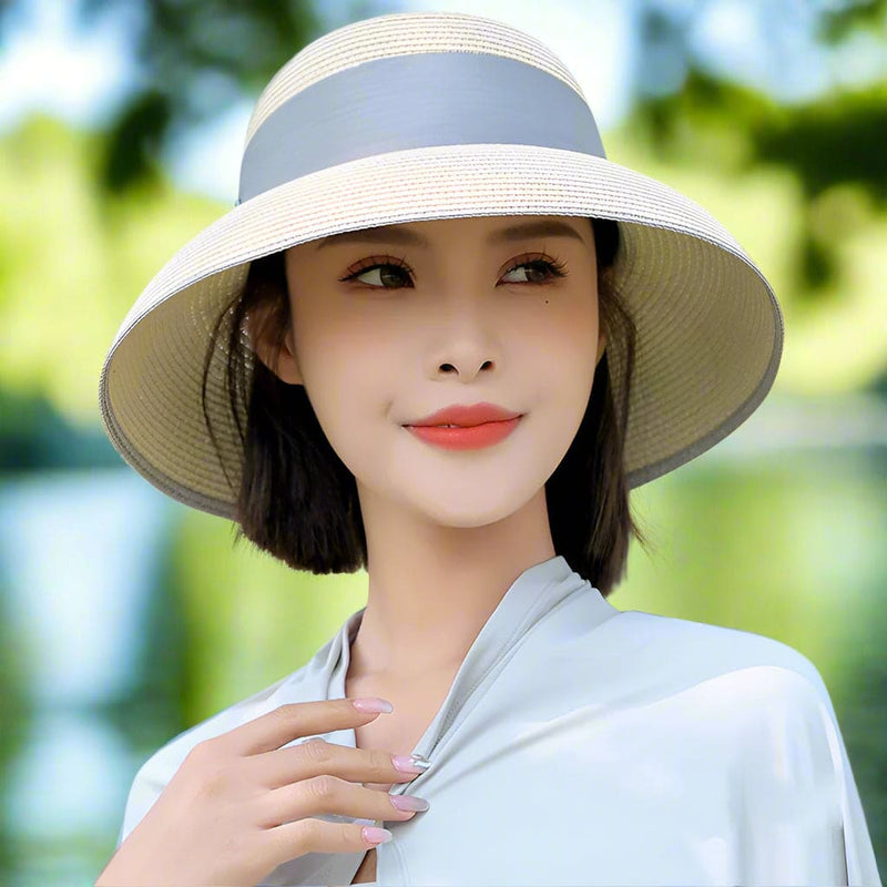Women's UPF 50+ Straw Hat-zoom-