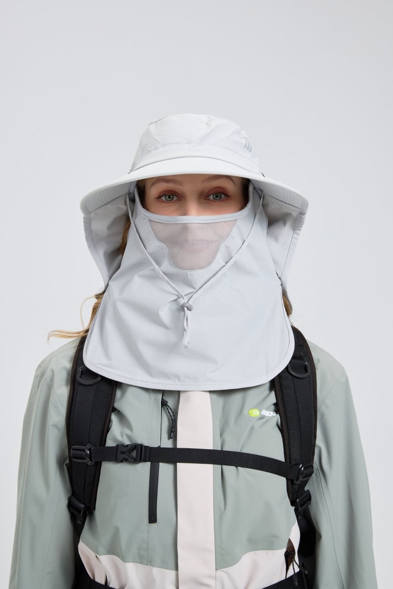 UPF 50+ Sun Hat with Face Protection-6