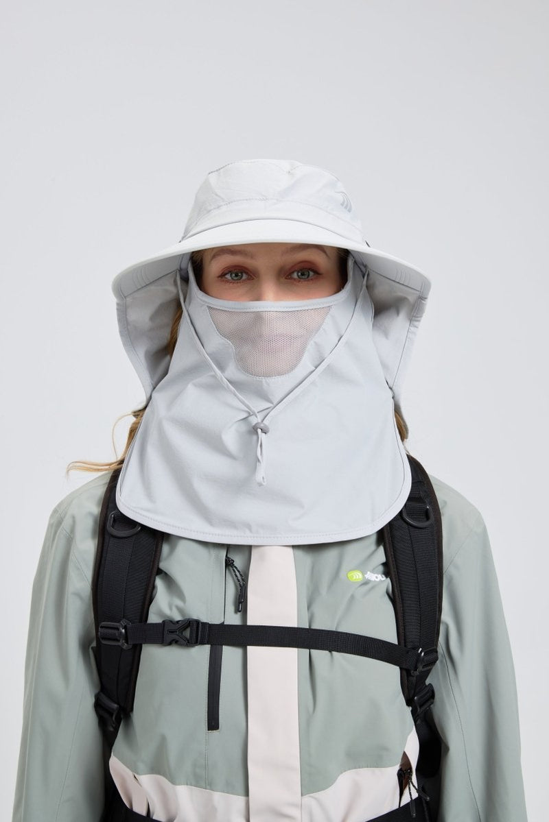 UPF 50+ Sun Hat with Face Protection-zoom-