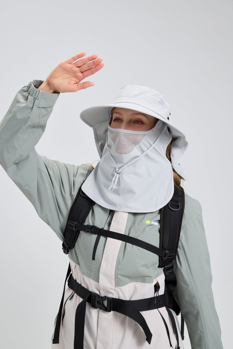 UPF 50+ Sun Hat with Face Protection-zoom-8