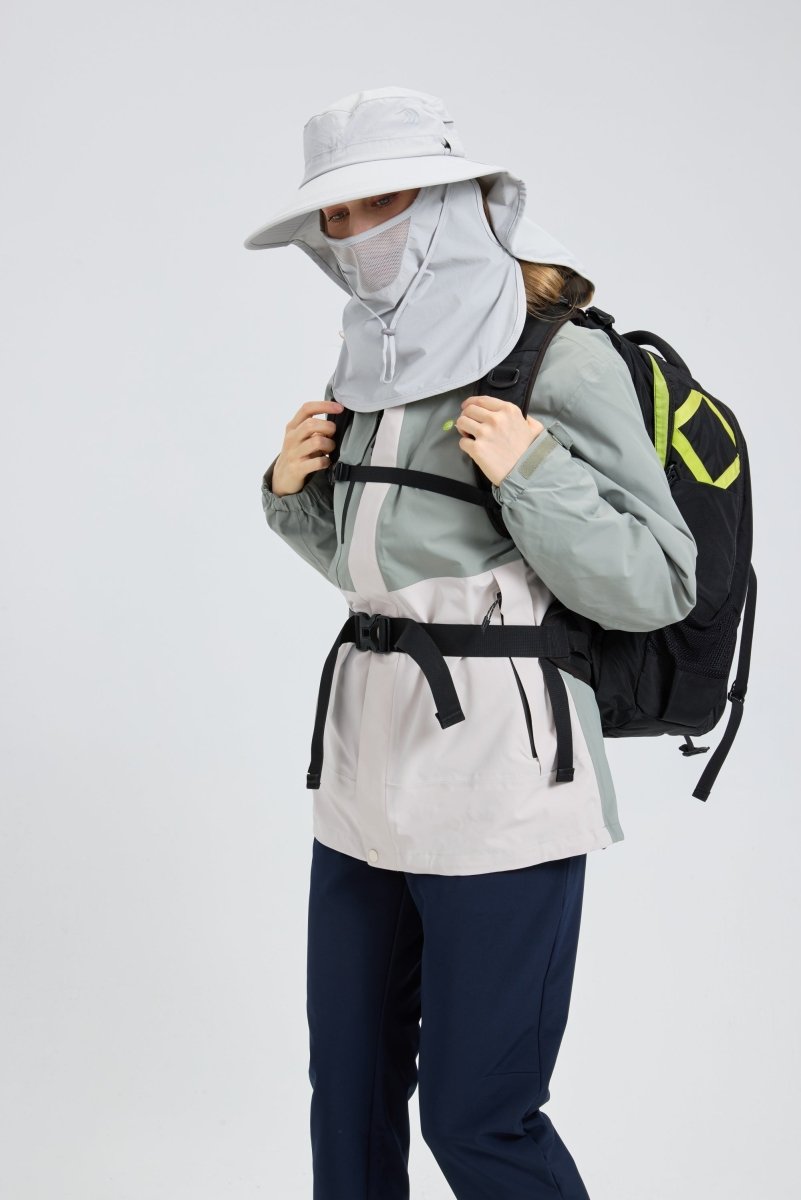 UPF 50+ Sun Hat with Face Protection-zoom-9