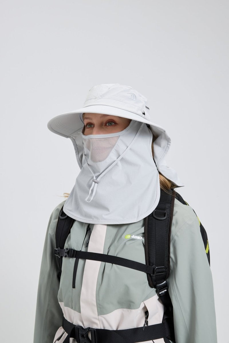 UPF 50+ Sun Hat with Face Protection-zoom-