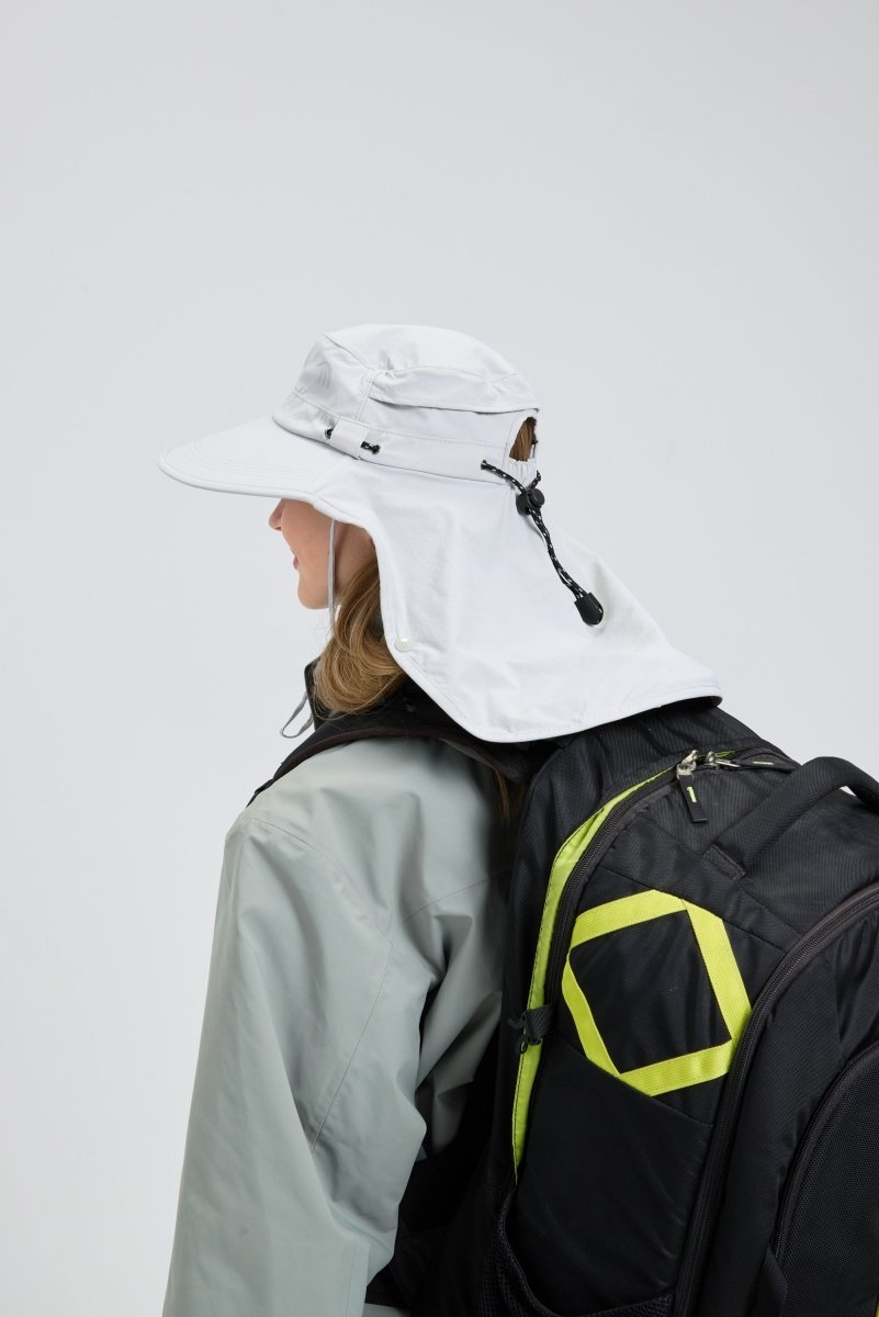 UPF 50+ Sun Hat with Face Protection-5