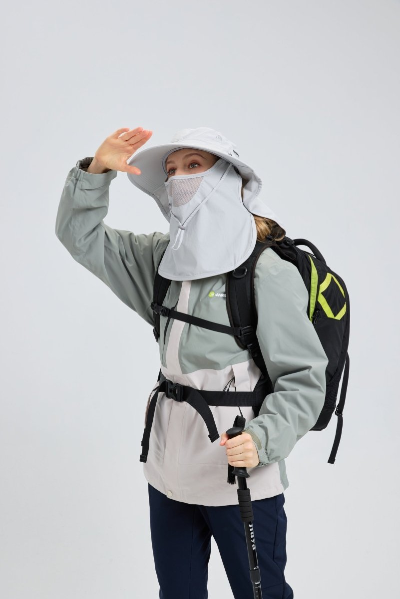 UPF 50+ Sun Hat with Face Protection-2