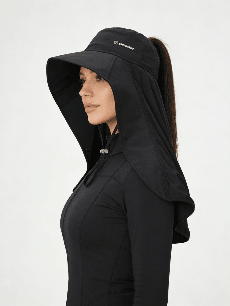 UPF 50+ Sun Hat with Neck Flap & Cape-zoom-