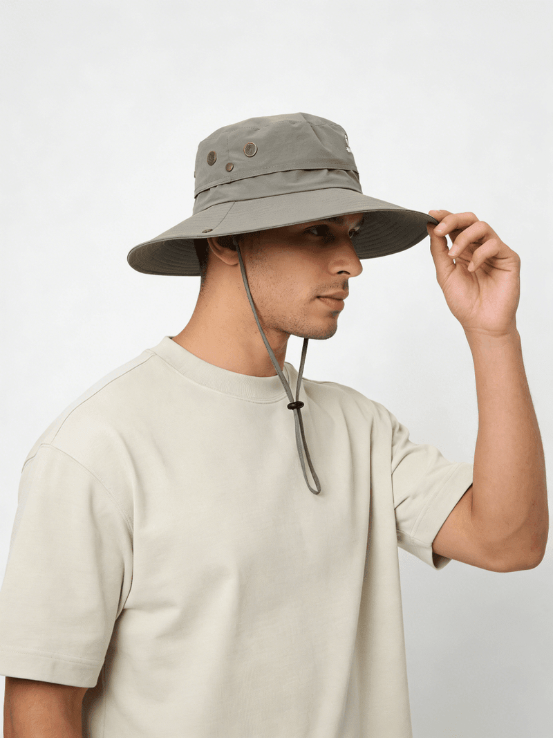 UPF 50+ Waterproof Hiking Hat-zoom-