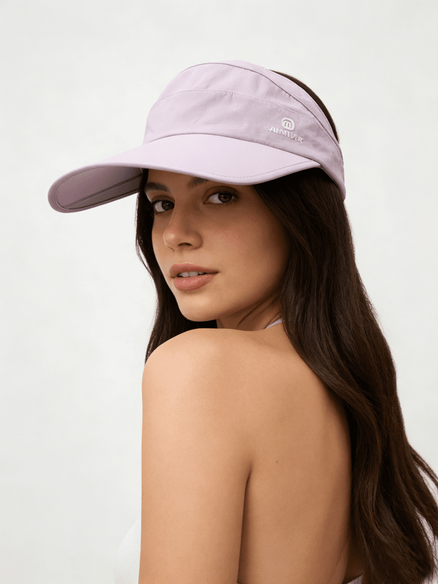 UPF 50+ Wide Brim Visor Hat-zoom-1