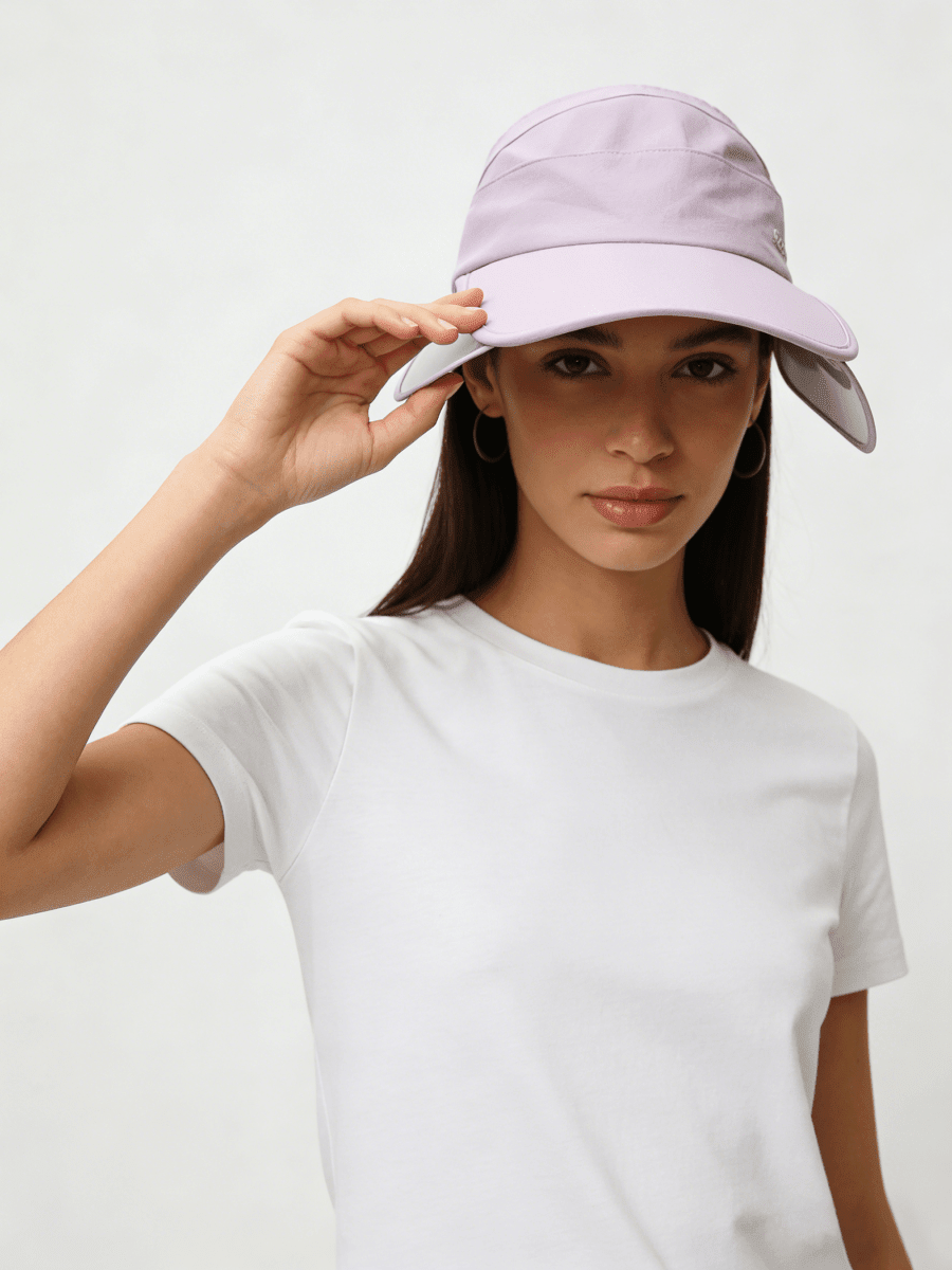 UPF 50+ Wide Brim Visor Hat-2