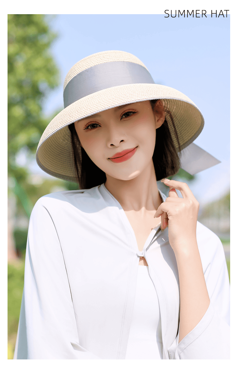 Women's UPF 50+ Straw Hat-zoom-