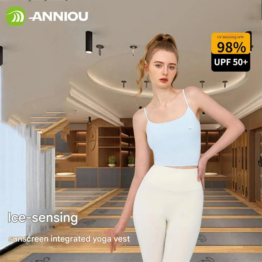 UPF50+ Thin Strap Yoga Top-10