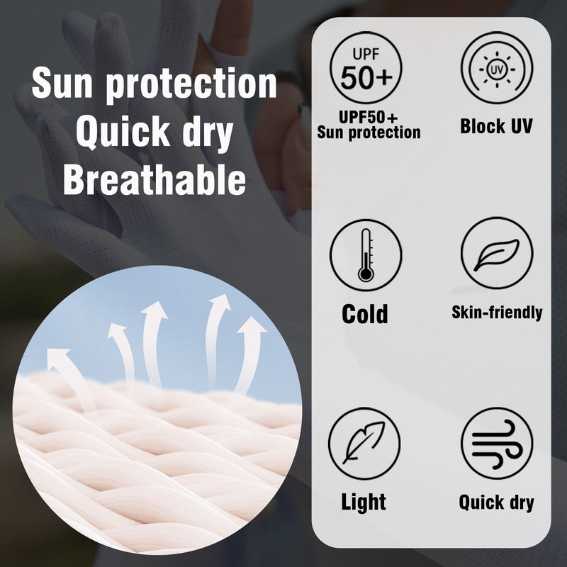 UPF 50+ Ice Silk Arm Sleeves-zoom-