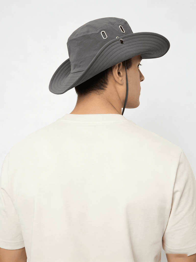 UPF50+ Wide Brim Foldable Bucket Hat-zoom-