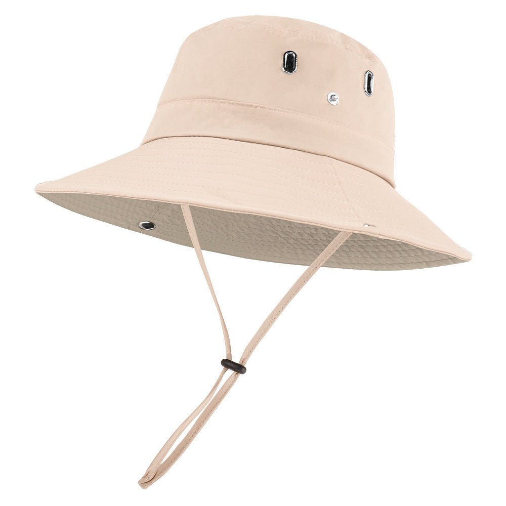 UPF50+ Wide Brim Foldable Bucket Hat-zoom-12