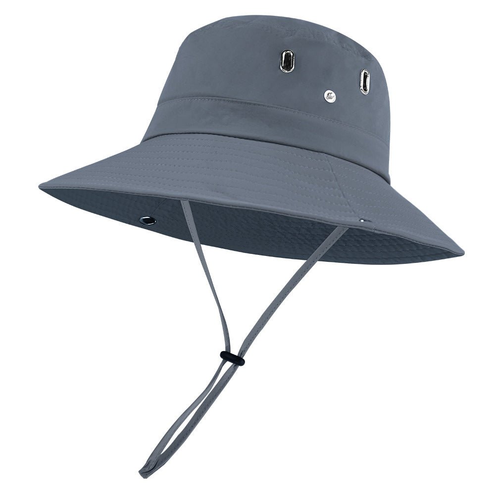 UPF50+ Wide Brim Foldable Bucket Hat-11
